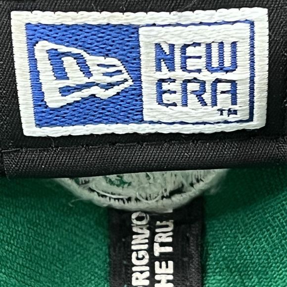 Boston Celtics New Era 59Fifty SnapBack Hat Cap Hardwood Classics Green Black - Picture 10 of 12